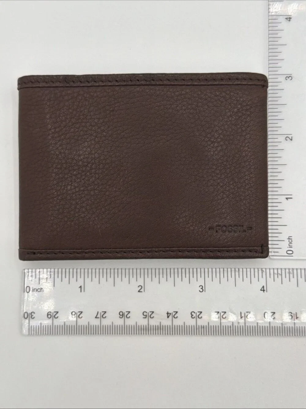 Fossil Bifold Leather Wallet, Credit Card Holder, Brown, NWT